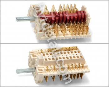 Переключатель духовки INDESIT C00114510, 8 позиций 11HE119 7+0