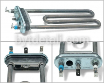 ТЭН для  стиральной машины, 2000W, L-203мм, прямой c отверст. с бортом Bosch 267512, Thermowatt