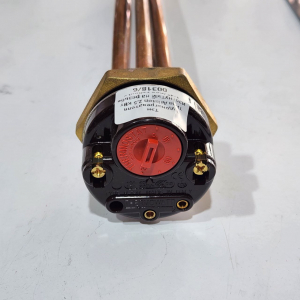 Тэн водонагревателя типа Ariston  2,5 кВт изогнутый на резьбе  1/4" (под гайку) с терморегулятором  L 285mm T