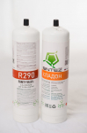 Фреон R 290 830гр с клапаном  ( 400гр фреона )